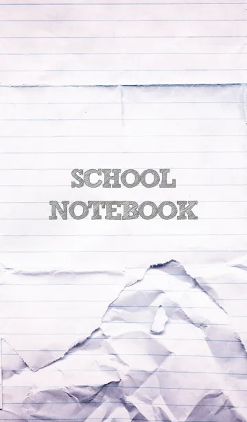[LINE着せ替え] SCHOOL NOTEBOOK ～青春時代の交換ノート～の画像1