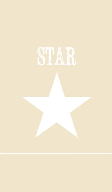 [LINE着せ替え] -STAR ivory ver.-の画像1