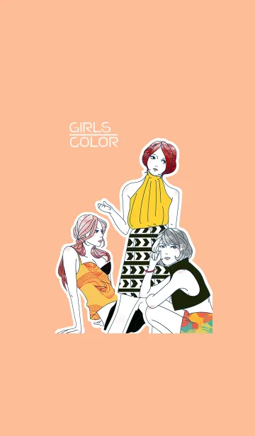 [LINE着せ替え] GIRLS COLORverの画像1