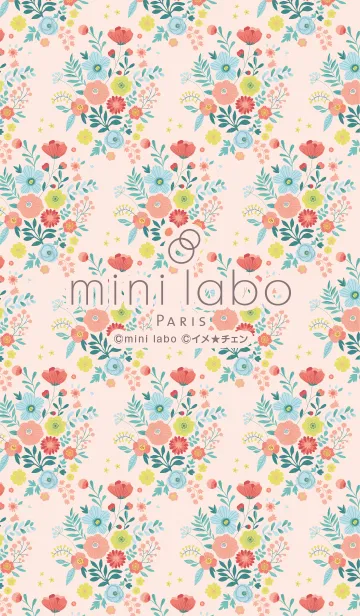 [LINE着せ替え] mini labo（ミニラボ）Bouquetの画像1