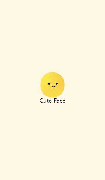 [LINE着せ替え] Cute faceの画像1