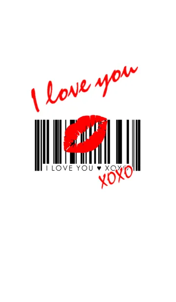 [LINE着せ替え] Lip and barcodeの画像1