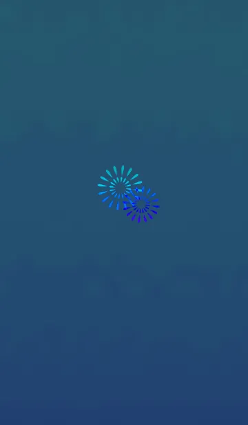 [LINE着せ替え] シンプル花火ブルーの画像1