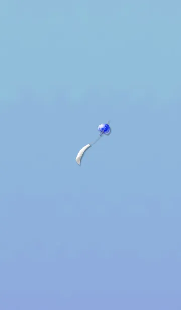 [LINE着せ替え] 涼しげな風鈴ディープブルーの画像1