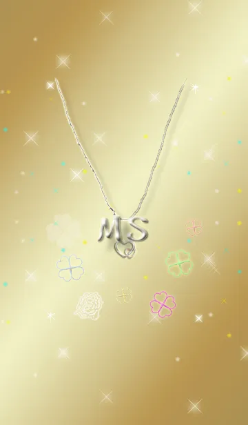 [LINE着せ替え] イニシャル M＆S(運気を上げる着せ替え)の画像1