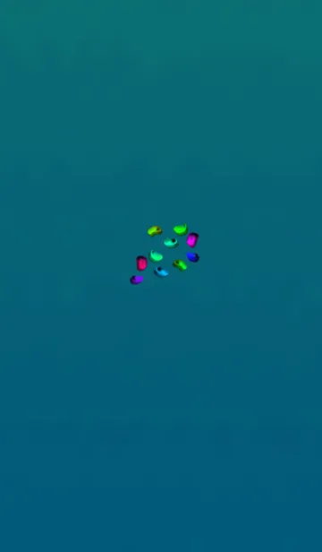 [LINE着せ替え] 粒グミブラックブルーの画像1