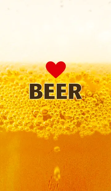[LINE着せ替え] Love Beer ～ビールと枝豆の画像1