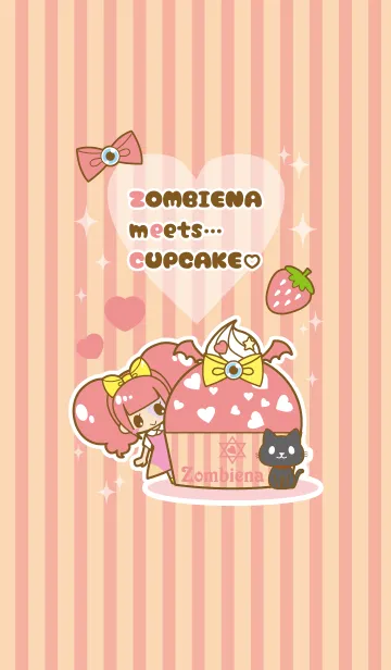 [LINE着せ替え] ゾンビーナmeetsカップケーキ♡の画像1