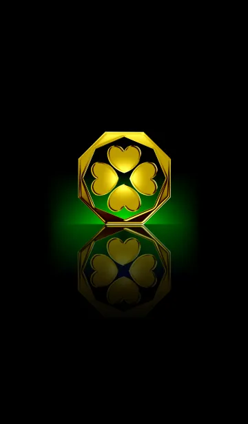 華麗なる金「四葉」(green)の着せ替えメイン画像