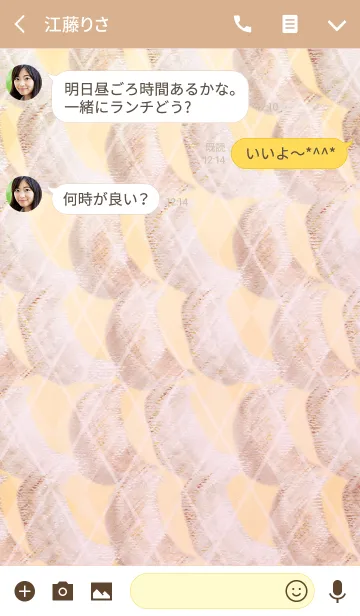 [LINE着せ替え] 夏の餃子チェックの画像3