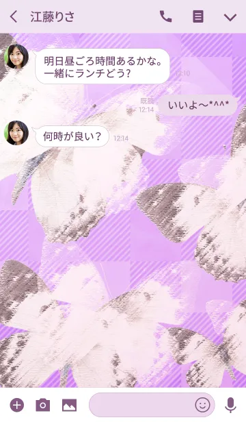 [LINE着せ替え] 夏の蝶々の画像3