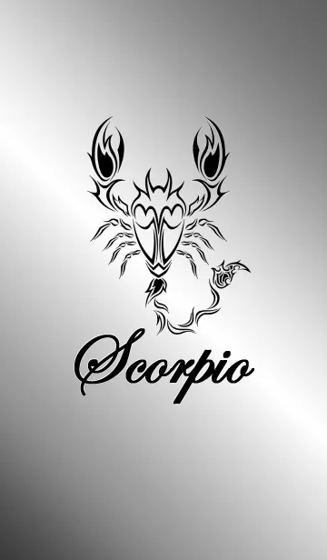 Scorpio - line art (蠍座)の着せ替えメイン画像