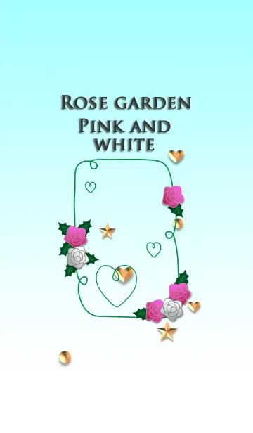 [LINE着せ替え] バラ園(ピンクと白)の画像1