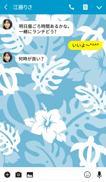 [LINE着せ替え] alohawaii6の画像3