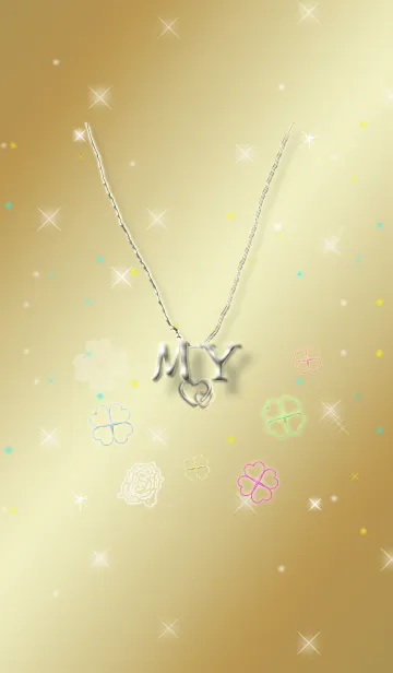 [LINE着せ替え] イニシャル M＆Y(運気を上げる着せ替え)の画像1