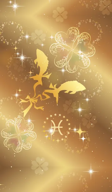 [LINE着せ替え] 見ているだけで全ての運気が上がる【魚座】の画像1