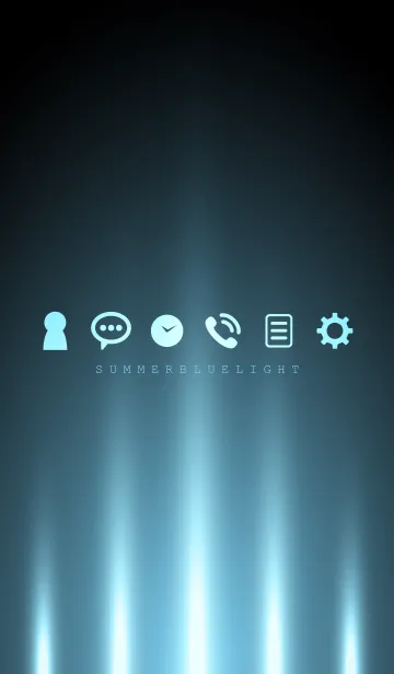 [LINE着せ替え] SUMMER BLUE LIGHT 2の画像1