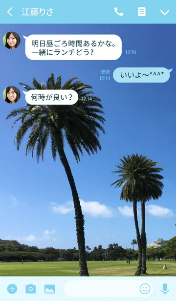 [LINE着せ替え] Kapiolani of Hawaii in the summer.の画像3