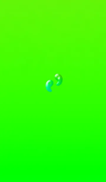 [LINE着せ替え] 勾玉ライトグリーンの画像1