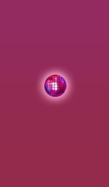 [LINE着せ替え] ミラーボールレッドの画像1