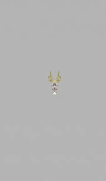 [LINE着せ替え] おしゃれな鹿のモチーフゴールドの画像1