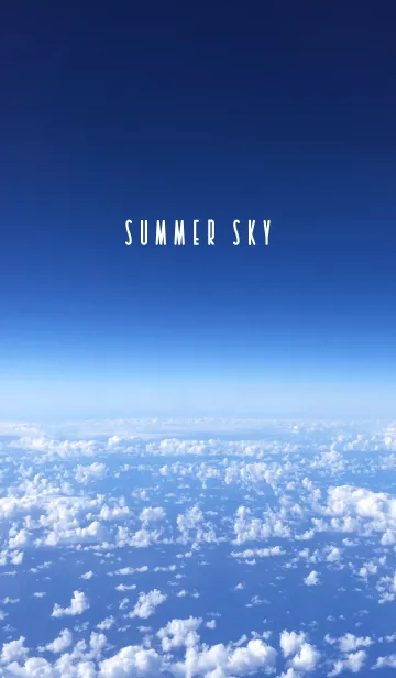 [LINE着せ替え] The summer clouds.の画像1