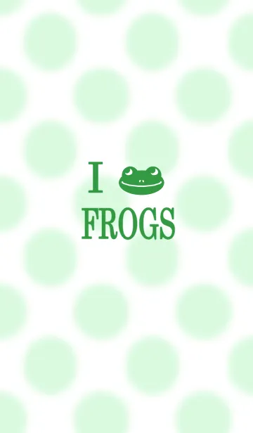 [LINE着せ替え] I love frogsの画像1