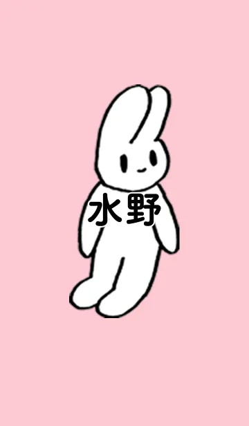 [LINE着せ替え] 「水野」by ねこロックの画像1