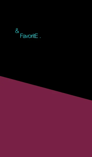 [LINE着せ替え] ＆ フェイバリット .の画像1