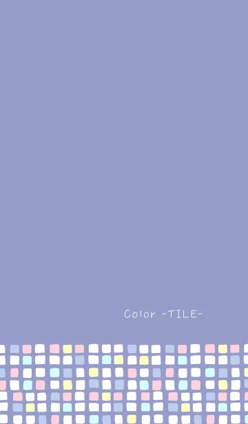 [LINE着せ替え] Color -TILE- 36の画像1