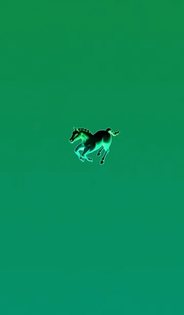 [LINE着せ替え] ブラックグリーン彫刻の画像1