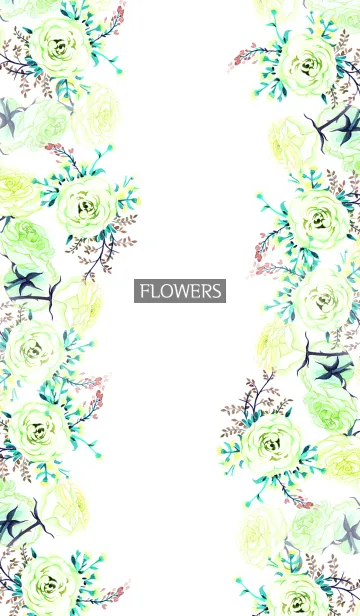 [LINE着せ替え] water color flowers_578の画像1