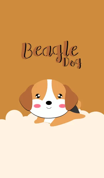 [LINE着せ替え] I'm Beagle Dog Theme (jp)の画像1