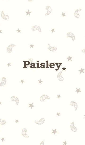 [LINE着せ替え] Paisley★[White]＠夏の画像1