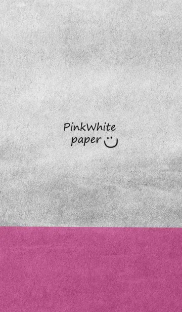 [LINE着せ替え] 白とピンク。紙。大人シンプル。の画像1