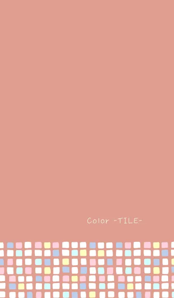 [LINE着せ替え] Color -TILE- 34の画像1