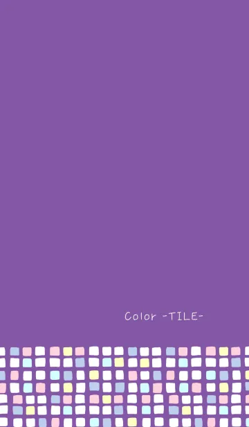 [LINE着せ替え] Color -TILE- 35の画像1
