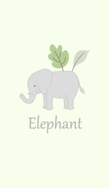 [LINE着せ替え] 森の象の画像1