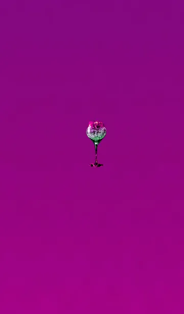 [LINE着せ替え] クールピンクグリーングラスの画像1