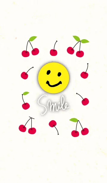 [LINE着せ替え] さくらんぼ-スマイル20-の画像1