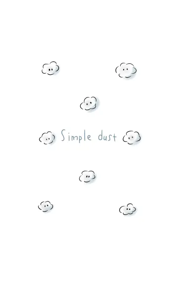 [LINE着せ替え] シンプル ほこりの画像1