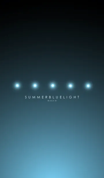 [LINE着せ替え] SUMMER BLUE LIGHT -MEKYM-の画像1