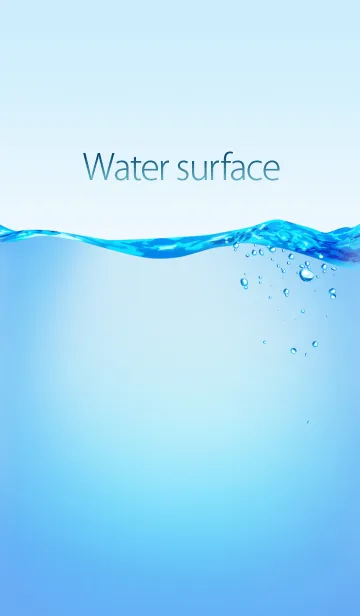 Water surface-Blue-の着せ替えメイン画像