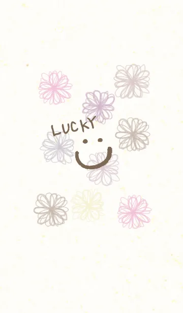 [LINE着せ替え] 大人水彩お花2-スマイル15-の画像1