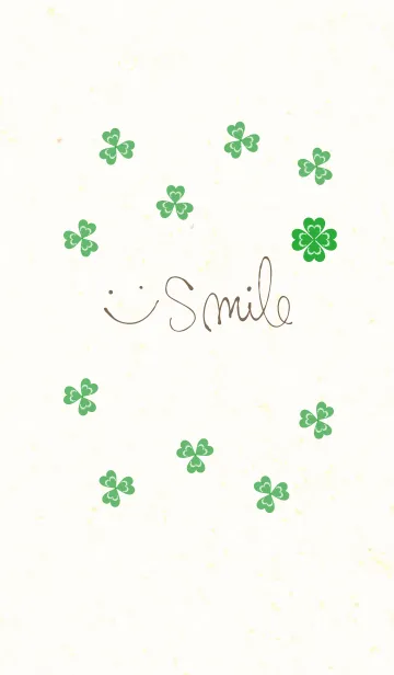 [LINE着せ替え] 幸運のクローバー-スマイル30-の画像1