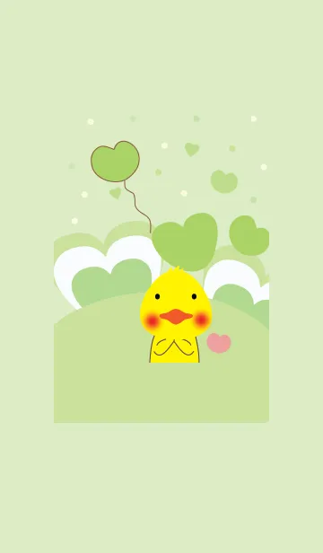 [LINE着せ替え] Cute duck theme v.2 (JP)の画像1