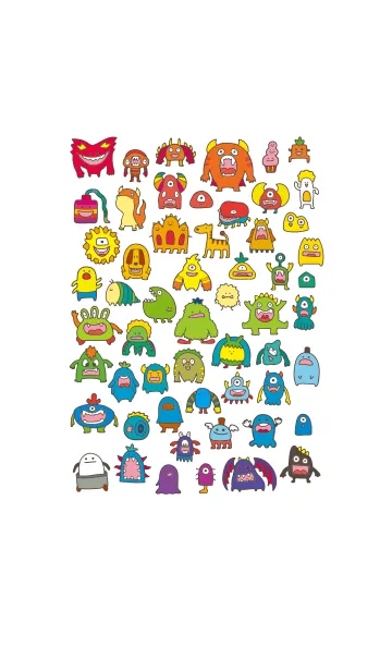 [LINE着せ替え] カラーピッカーモンスターの画像1