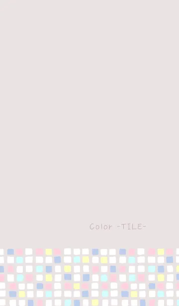 [LINE着せ替え] Color -TILE- 38の画像1
