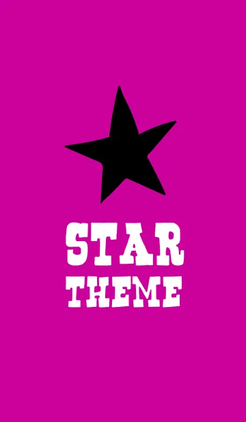 [LINE着せ替え] スター シンプル 10の画像1