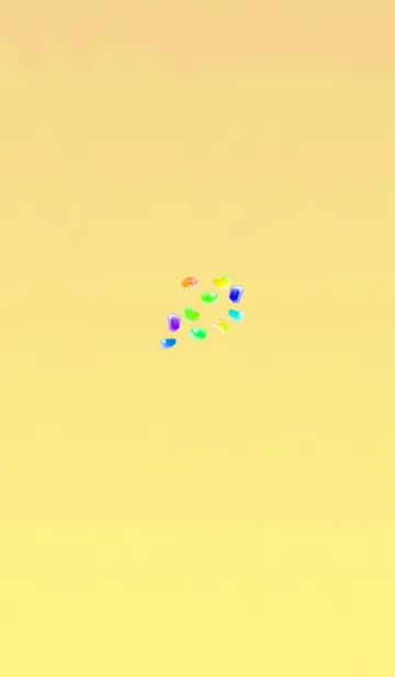 [LINE着せ替え] 粒グミイエローの画像1